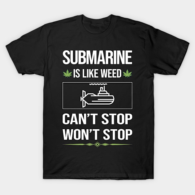 Funny Cant Stop Submarine T-Shirt by lainetexterbxe49